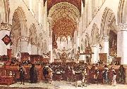 The Interior of the Grote Kerk (St Bavo) at Haarlem, BERCKHEYDE, Gerrit Adriaensz.